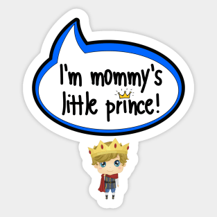 I'm Mommy's Little Prince - Baby Shower Gift Sticker